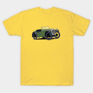 Green Austin 7 Car T-Shirt